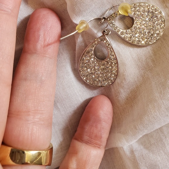 JMC Crystal Gold size 7 Ring / free earrings - Picture 9 of 12